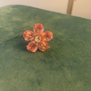 Women’s Pink Flower Ring